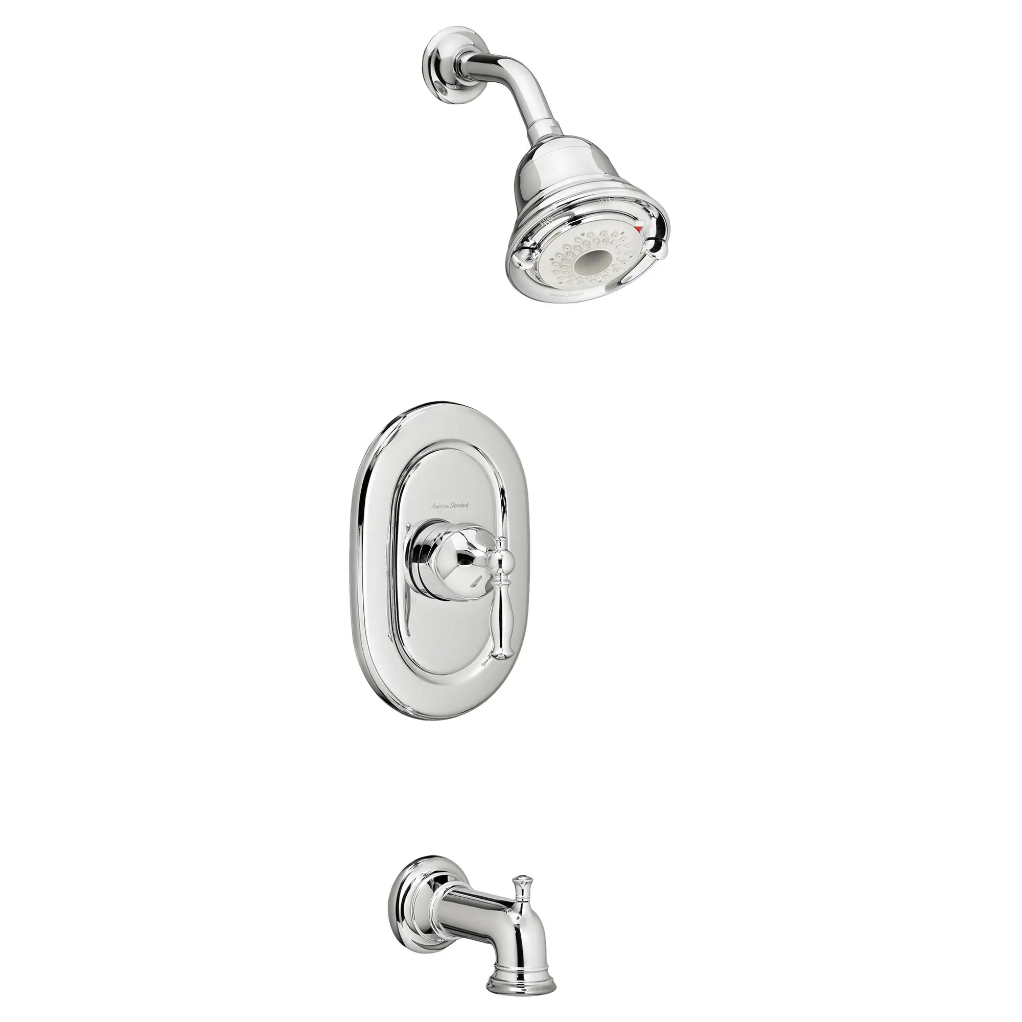 Quentin 2.0 GPM Tub and Shower Trim Kit with FloWise Showerhead, Pressure Balance Valve Cartridge with Lever Handle — image 1